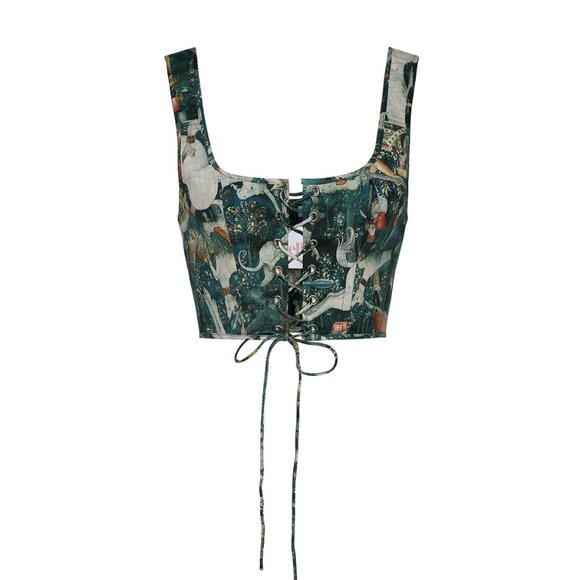 Selkie The Unicorn Defends Himself Soft Corset - XS / NWT - Picture 2 of 11